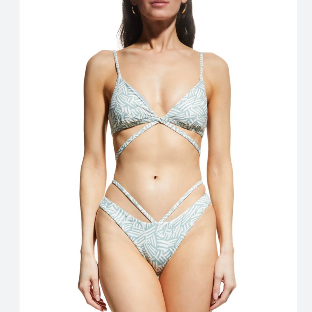 simkhai harlen palm leaf swimwear